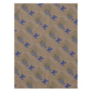 Hand embroidery grapes napkin tablecloth