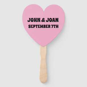 HAND FAN ROMANTIC WEDDING PARTY FAVORS
