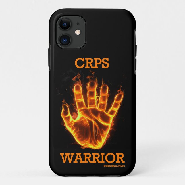 Hand/Flames...CRPS Case-Mate iPhone Case (Back)