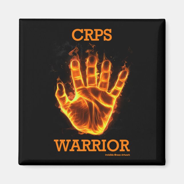 Hand/Flames...CRPS Magnet (Front)