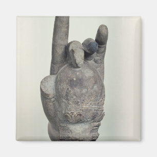 Hand from a colossal statue of Shiva, from Koh Magnet