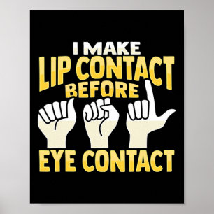 Hand Gesture Deaf Hearing Loss Awareness 10  Poster