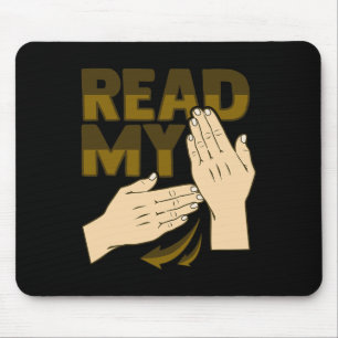 Hand Gesture Deaf Hearing Loss Awareness 12 Mouse Pad