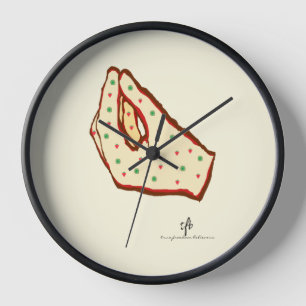 Hand Gesture Strawberry-Kiwi Pizza Clock