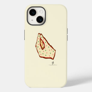 Hand Gesture Strawberry-Kiwi Pizza iPhone 14 Case