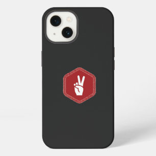 hand, gesture, thumb, font, red, wrist, nail, mage iPhone 13 case