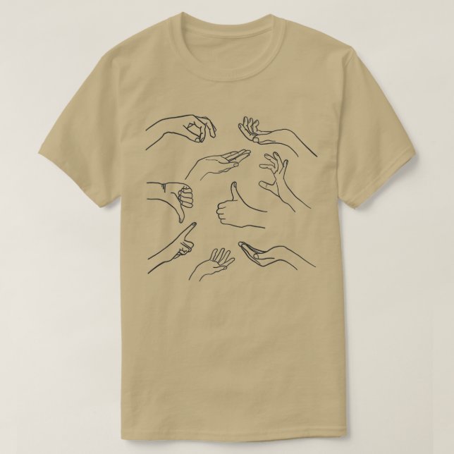 hand gestures 1 T-Shirt (Design Front)