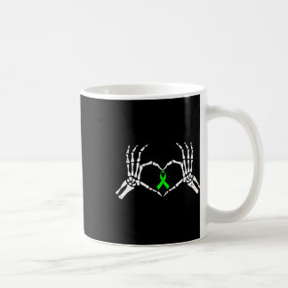 Hand Heart Mental Health Awareness Ribbon Warrior  Coffee Mug