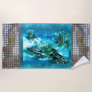Hand Held Hope Beach Towel
