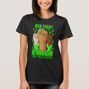 Hand Her fight is my fight green kidney disease aw T-Shirt