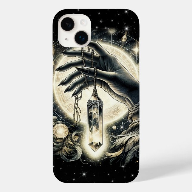 Hand Holding a Crystal under the Moonlight Case-Mate iPhone Case (Back)