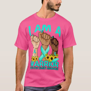 Hand I Am A Warrior Polycystic Kidney Awareness Su T-Shirt