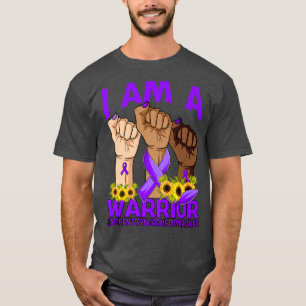 Hand I Am A Warrior Sjorgrens Syndrome Awareness S T-Shirt