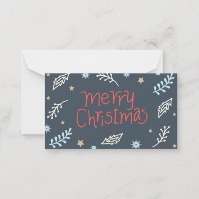 Hand Illustrated Merry Christmas Card (Front)