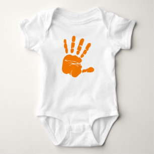 Hand impression baby bodysuit