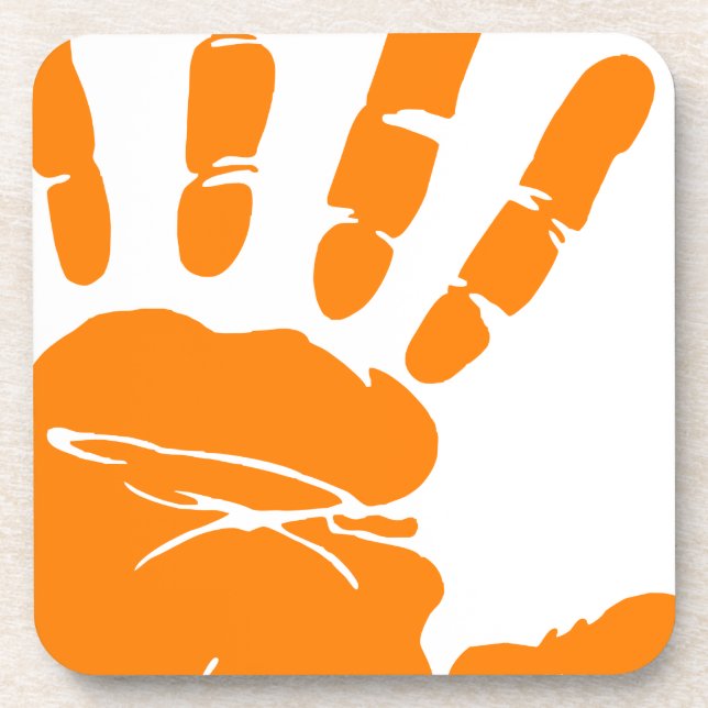 Hand impression coaster (Front)