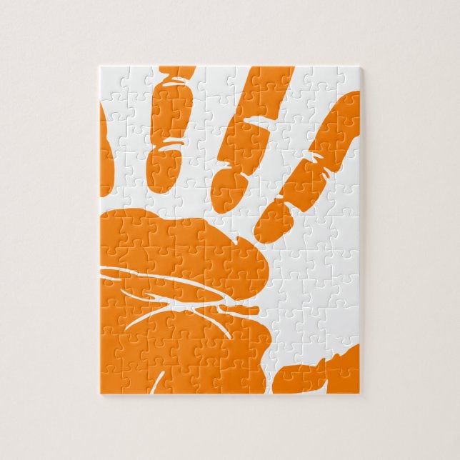 Hand impression jigsaw puzzle (Vertical)