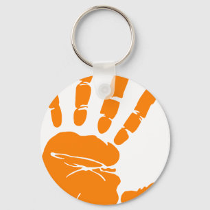 Hand impression key ring