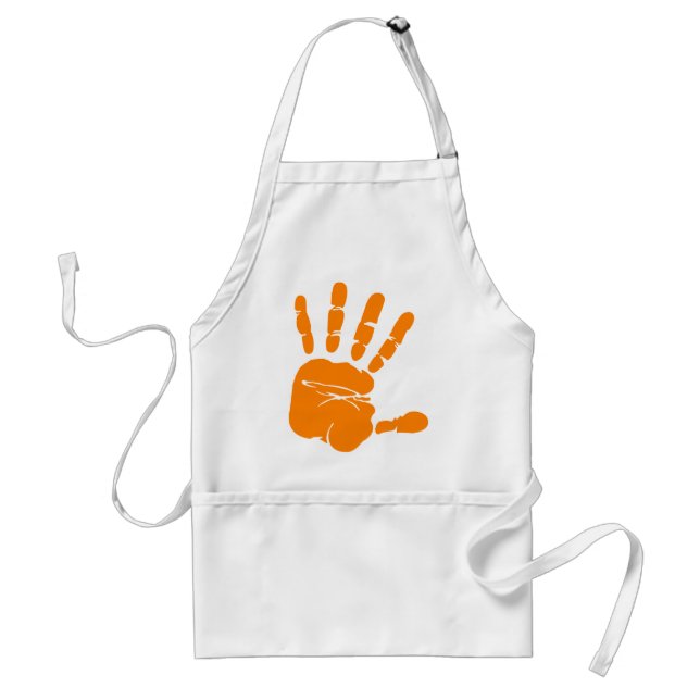 Hand impression standard apron (Front)