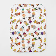 Hand In Hand Baby Burp Cloth