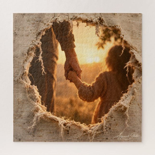 Hand in Hand Jigsaw Puzzle (Vertical)