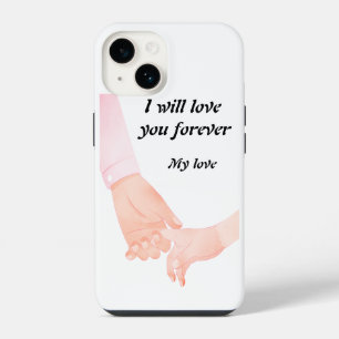 Hand in Hand Love Art – Parent & Child Holding Han iPhone 14 Case