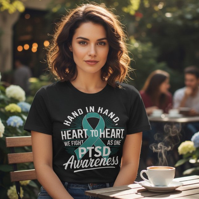 Hand in Hand PTSD Awareness Tri-Blend Shirt (Creator Uploaded)