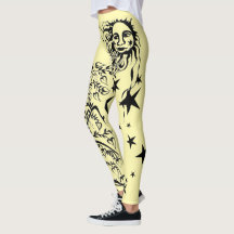 Hand Inked Designer Leggings