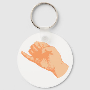 Hand kleiner Finger little finger pinkie pinky Key Ring