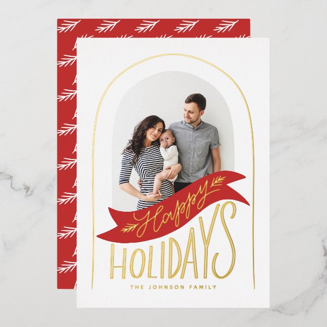 Hand-lettered Arch Photo Foil (Front/Back)