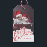 Hand Lettered Christmas Photo Gift Tag<br><div class="desc"></div>
