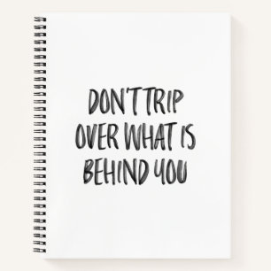 Hand Lettered Inspirational Motivational Quotes Notebook