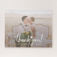 Hand-Lettered Wedding Photo Thank You Bridemaid