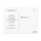 Hand Lettering Photo Wedding Thank You Postcard