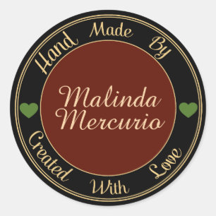 Hand Made By Sticker - SRF