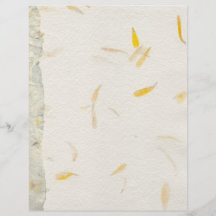 Hand made paper - flower petals