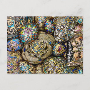Hand Made Rocks! Postcard