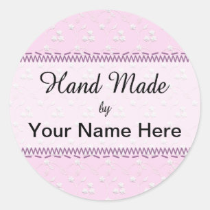 Hand Made Sewing Sticker
