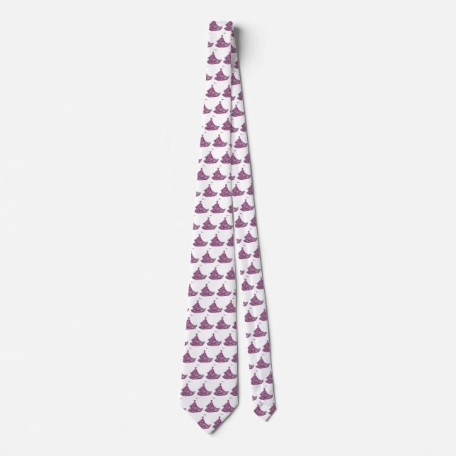 hand made sketch Neck Tie (Front)