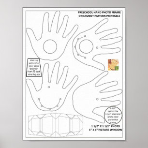 Hand made Turkey Frame Tag Place Card Printable or Poster