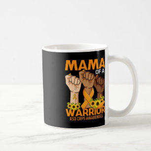 Hand Mama Of A Warrior RSD CRPS Awareness Sunflowe Coffee Mug