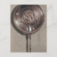 Hand mirror depicting Leda and the swan