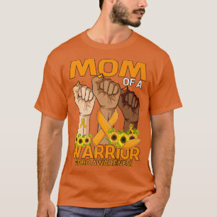Hand Mum Of A Warrior ADHD Awareness Sunflower Pre T-Shirt