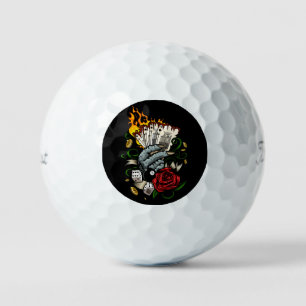 Hand Of Cards Golf Balls