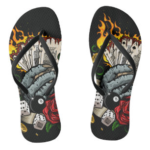 Hand Of Cards Jandals