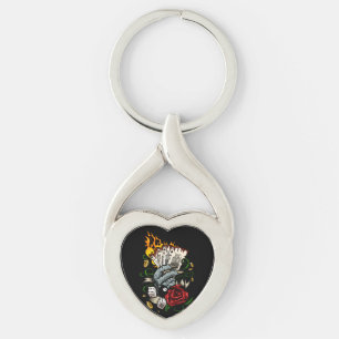 Hand Of Cards Key Ring