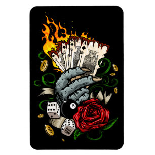 Hand Of Cards Magnet
