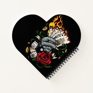 Hand Of Cards Notebook