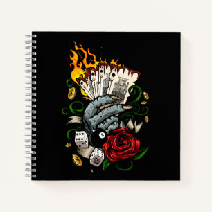 Hand Of Cards Notebook