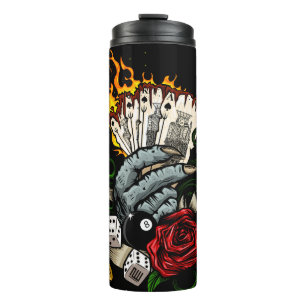Hand Of Cards Thermal Tumbler